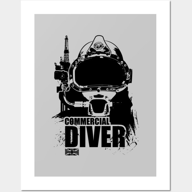 British Commercial Diver Wall Art by TCP